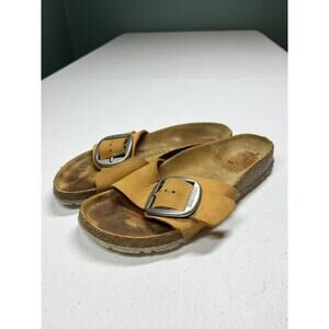 Birkenstock Madrid Big Buckle Sandals 37 Tan US 6